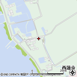茨城県行方市西蓮寺208周辺の地図