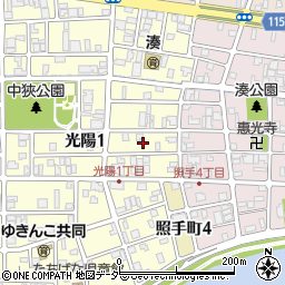 福井県福井市光陽1丁目16周辺の地図