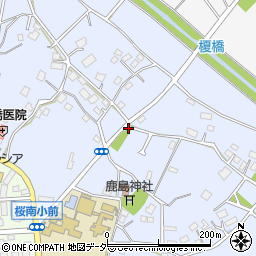 茨城県つくば市大角豆846周辺の地図