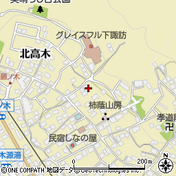 長野県諏訪郡下諏訪町9339周辺の地図