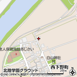 福井県福井市西下野町17-18周辺の地図