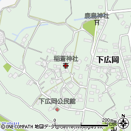 稲蒼神社周辺の地図