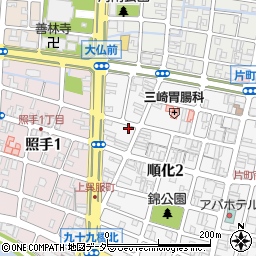 米沢ふとん店周辺の地図