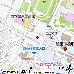 セブンイレブン鴻巣市役所前店周辺の地図