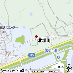 福井県福井市北堀町20周辺の地図