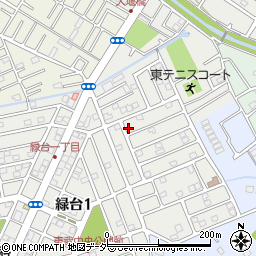 東京レンタル株式会社　緑台オートセンター周辺の地図