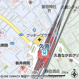 山助久喜店周辺の地図