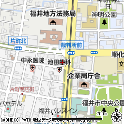 ストークビル福井一番館周辺の地図