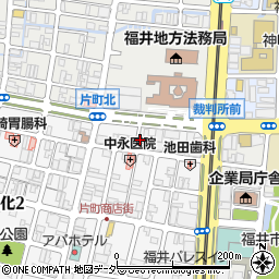 ＫＦ－Ｐａｒｋ福井駐車場周辺の地図