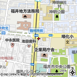 ｉｓｔ（司法書士法人）福井事務所周辺の地図