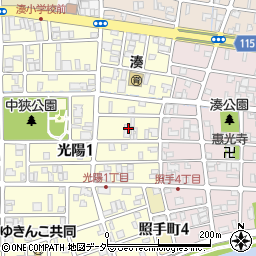 福井県福井市光陽1丁目11周辺の地図