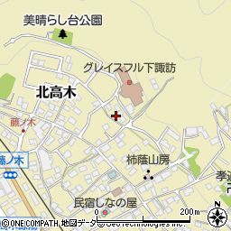 長野県諏訪郡下諏訪町9381周辺の地図