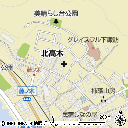長野県諏訪郡下諏訪町9390周辺の地図