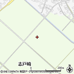茨城県かすみがうら市志戸崎周辺の地図