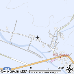 福井県永平寺町（吉田郡）荒谷周辺の地図