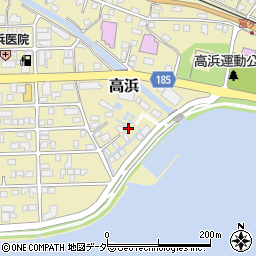 諏訪湖・旅館周辺の地図