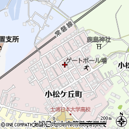 茨城県土浦市小松ケ丘町9-8周辺の地図