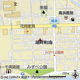 長野県諏訪郡下諏訪町湖畔町南6156-12周辺の地図