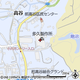 株式会社多久製作所　埼玉工場周辺の地図