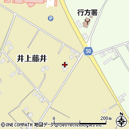 茨城県行方市井上藤井187-1周辺の地図