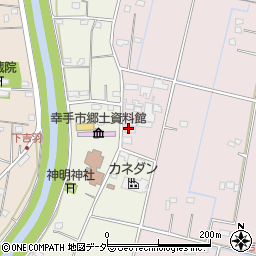 宮沢材木店周辺の地図