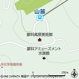 蓼科高原美術館周辺の地図