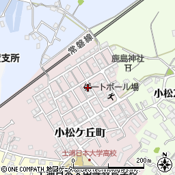 茨城県土浦市小松ケ丘町9-11周辺の地図