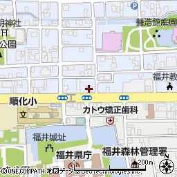 吉野福井線周辺の地図