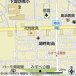 長野県諏訪郡下諏訪町湖畔町南6156-15周辺の地図