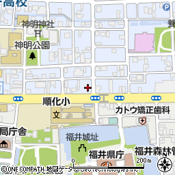 ヤクルト‐福井ヤクルト販売株式会社　宝永センター周辺の地図