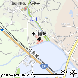 宏仁会小川病院周辺の地図