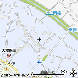 茨城県つくば市大角豆329周辺の地図