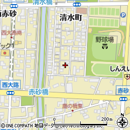 長野県諏訪郡下諏訪町清水町周辺の地図