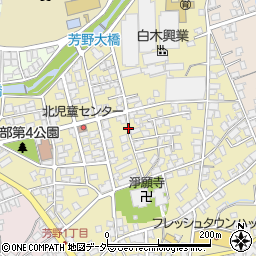 福井県勝山市芳野町周辺の地図