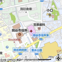 岡谷市保健センター周辺の地図