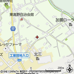 千葉県野田市東高野104-5周辺の地図