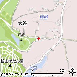 埼玉県東松山市大谷1150-3周辺の地図