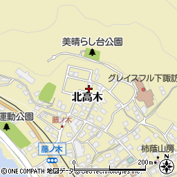 長野県諏訪郡下諏訪町9434-11周辺の地図