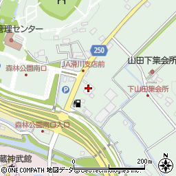 ＪＡ埼玉中央滑川周辺の地図