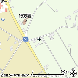 茨城県行方市小幡186周辺の地図