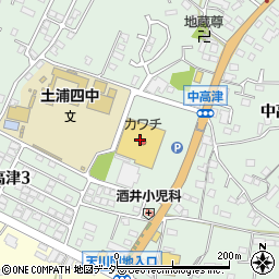 株式会社カワチ薬品　土浦南店周辺の地図