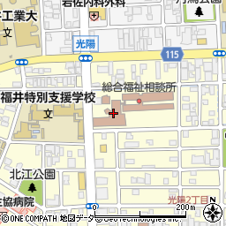 福井県聴覚障がい者センター周辺の地図