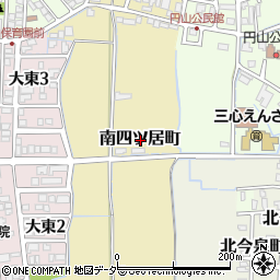 福井県福井市南四ツ居町周辺の地図