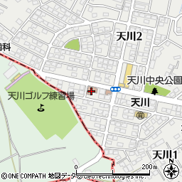 天川町公民児童館周辺の地図