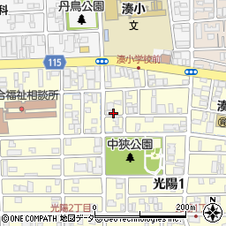 福井県福井市光陽1丁目6周辺の地図