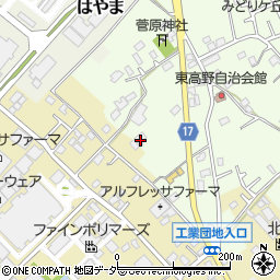 千葉県野田市東高野55周辺の地図