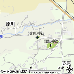 駒形神社周辺の地図