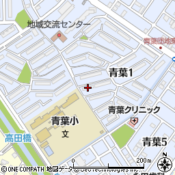 公団久喜青葉団地１－１７周辺の地図