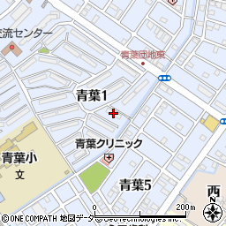 公団久喜青葉団地１－２３周辺の地図