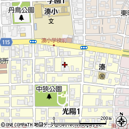 福井県福井市光陽1丁目7周辺の地図
